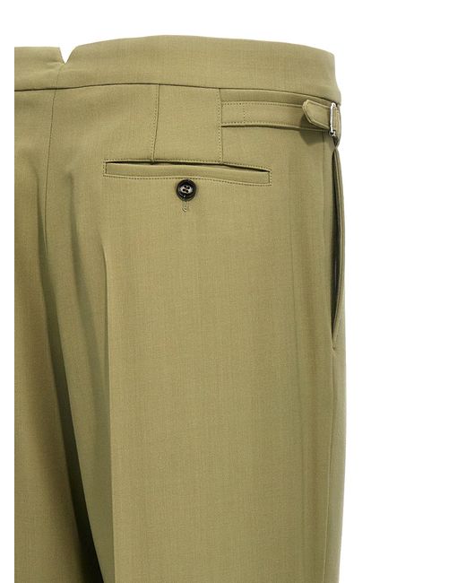 AMI Green Double Pence Pants for men