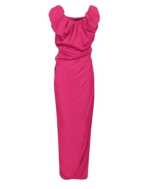 Long Ginnie Amber Abiti-Donna di Vivienne Westwood in Pink