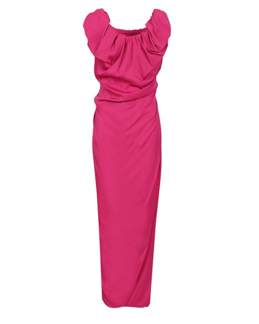 Vivienne Westwood Pink "Long Ginnie Amber" Dress