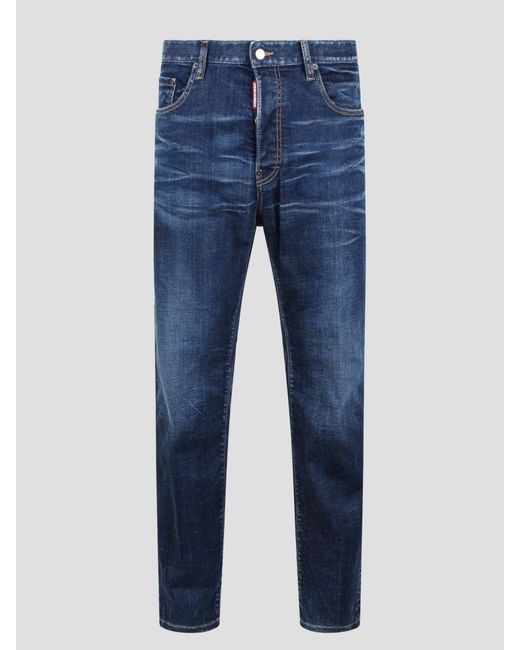 DSquared² Blue Dark Pressed Wash 642 Jeans for men