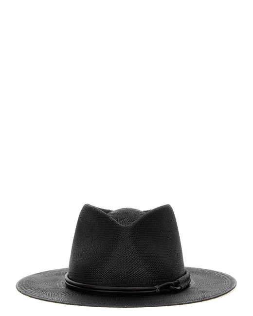 Panama Cappelli Nero di Brunello Cucinelli in Black