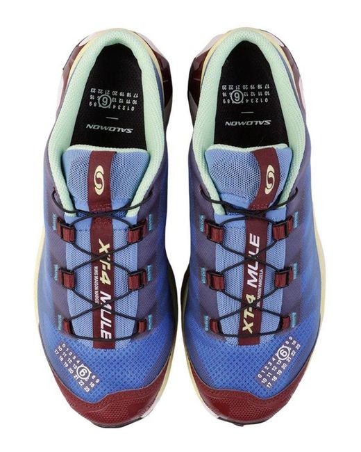 MM6 by Maison Martin Margiela Blue Maison Mm6 Xt4 Mule 2 Sneakers Margiela X Salomon