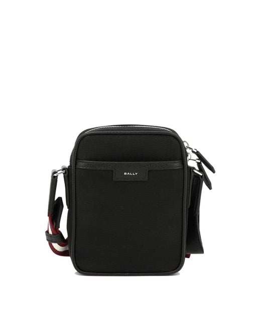 Bally Black "Code Cross Ns" Crossbody Bag for men