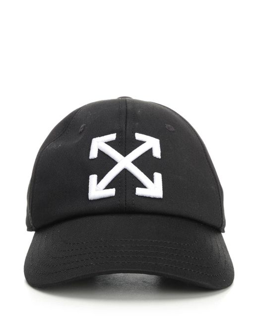 Off-White c/o Virgil Abloh Black Baseball Cap With Arrow Hats for men
