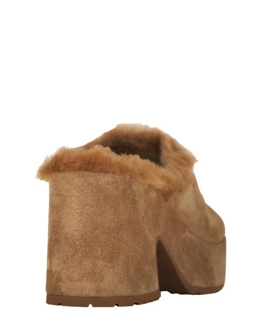 Gianvito Rossi Brown Lyss Calz. Velour Fur