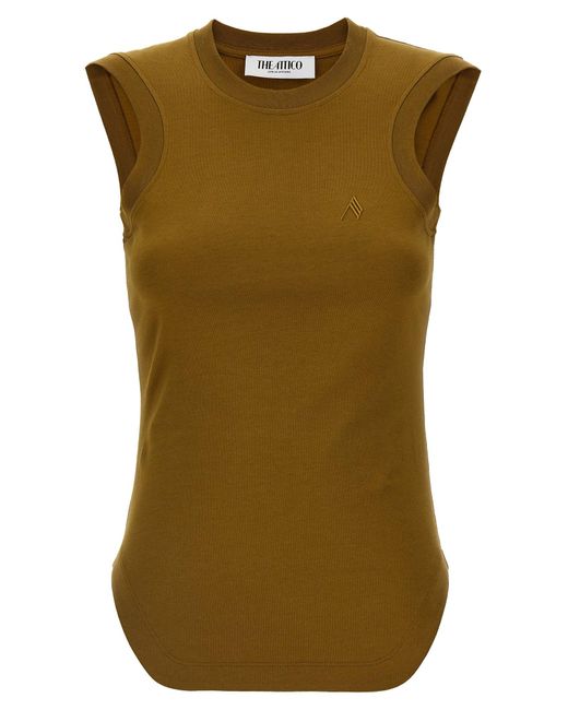 The Attico Green 'Reese' Top