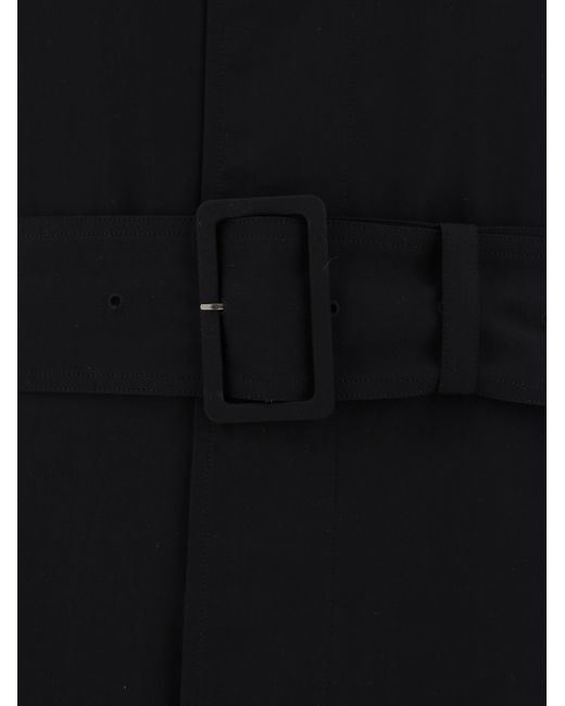 Cappotto Trench di Balenciaga in Black da Uomo