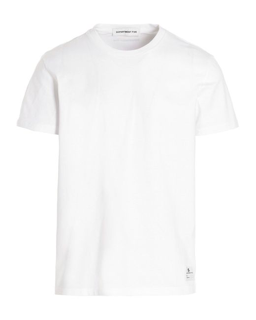 Cesar T Shirt Bianco di Department 5 in White da Uomo