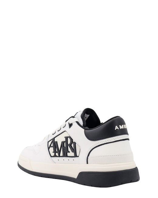 Sneakers in pelle con logo laterale di Amiri in White da Uomo