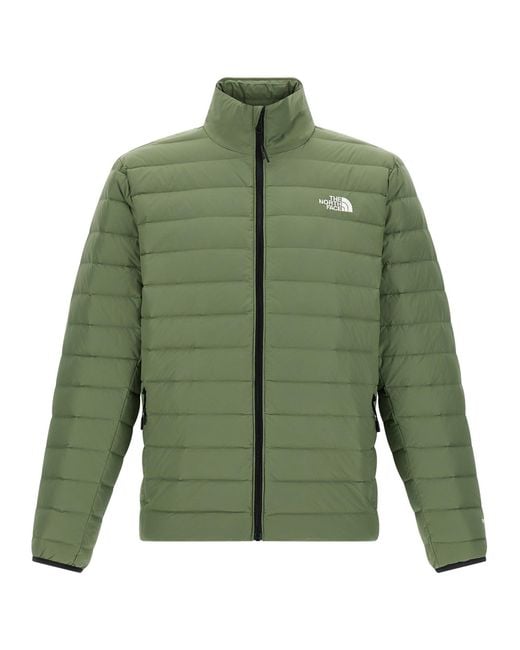 Giacca Trapuntata A Collo Alto di The North Face in Green da Uomo