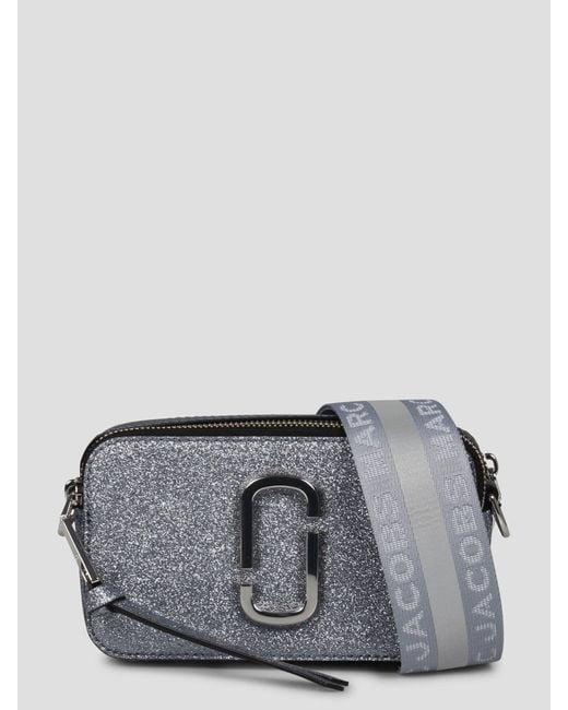 Marc Jacobs Gray The Snapshot Glitter Bag