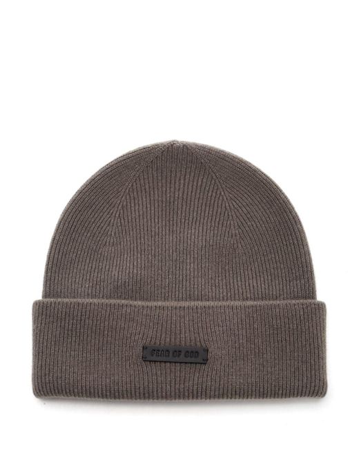 Fear Of God Brown Cashmere Beanie Hats for men