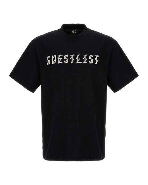 44 LABEL Black Guestlist/berlin Sub' T-shirt for men
