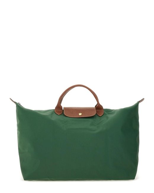 Longchamp Green Duffel Bag