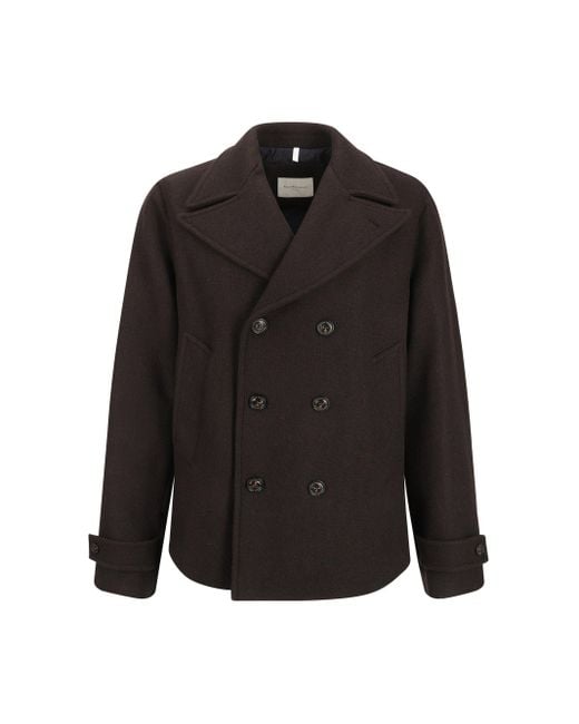 Brooksfield Giacca Peacoat in Black for Men Lyst