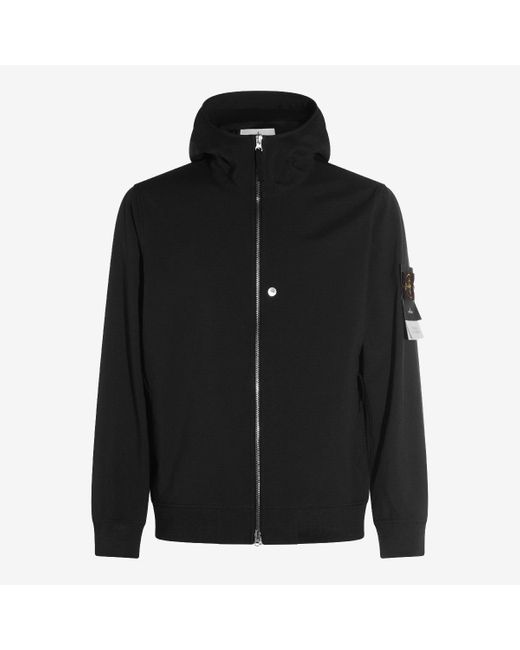 Stone Island Jackets Blacks And Greys for men