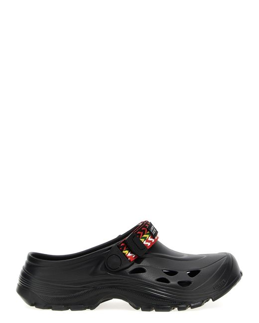 Lanvin Black Curb Sandals for men