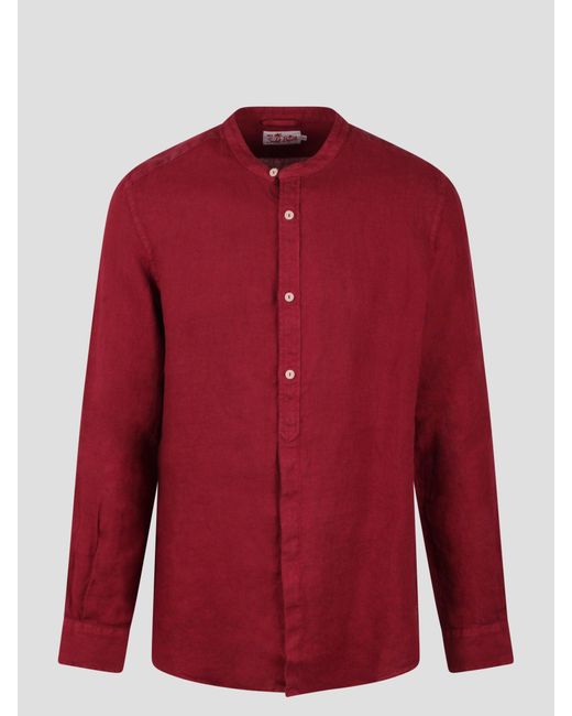 Mc2 Saint Barth Red Naxos Shirt for men