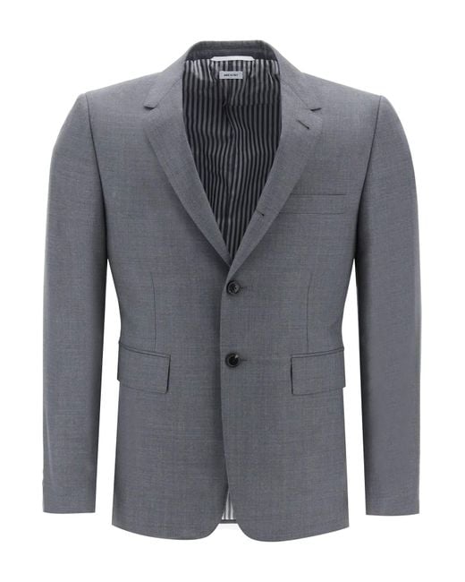 Thom Browne Blue Classic Sport Coat Jacket for men