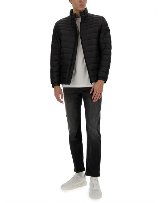 Boss Black Down Jacket With Logo for men