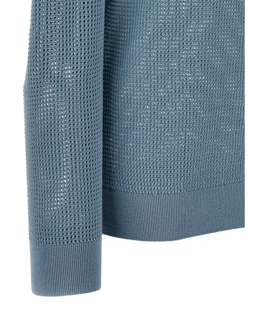 Dries Van Noten Blue Mixed Sweater, Cardigans for men