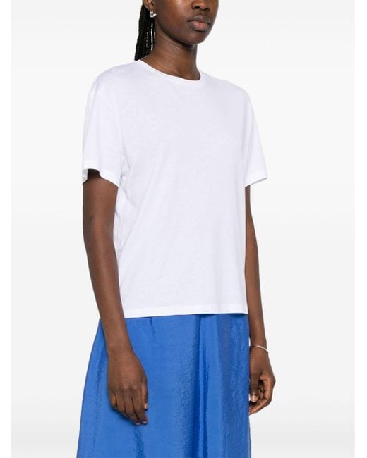 Totême  White Cotton Blend T-Shirt