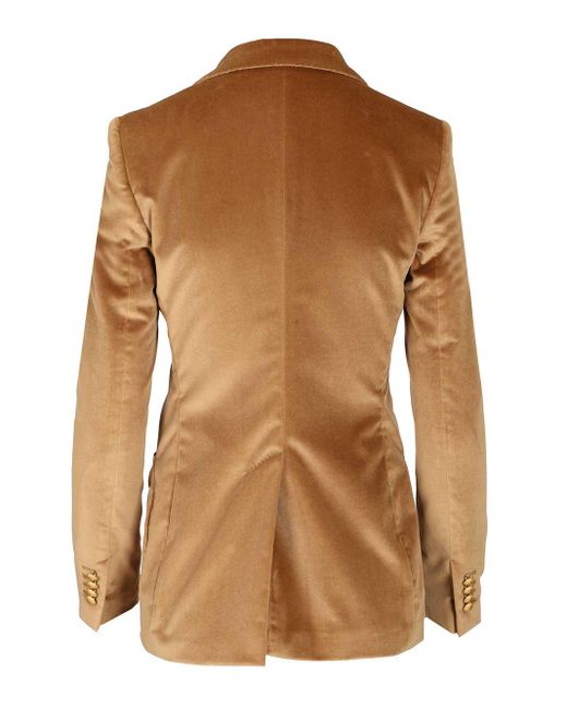 Tagliatore Brown Single-Breasted Blazer Jackets