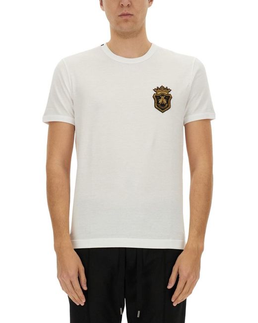 Dolce & Gabbana White T-Shirts for men