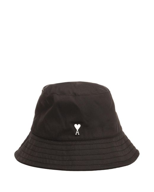 AMI Black Bucket Hat Paris Hats for men