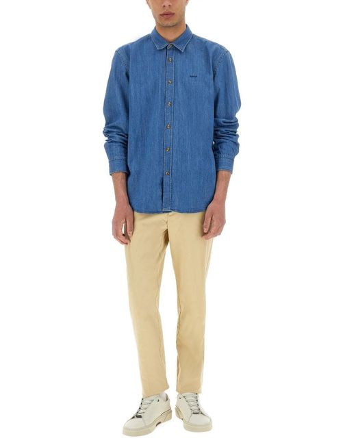 Pants "Kaito 1"-Uomo di Boss in Natural da Uomo