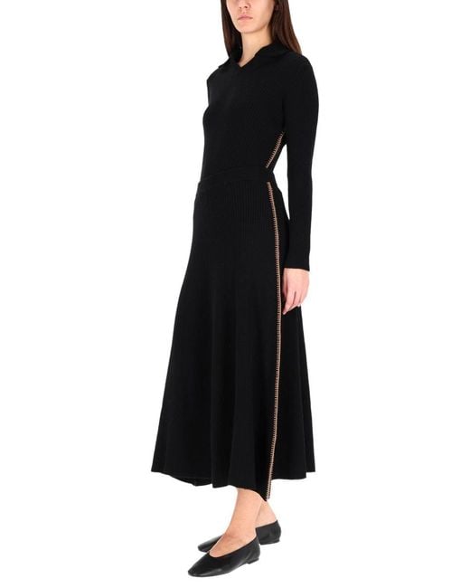 Paul Smith Black Ribbed Skirt