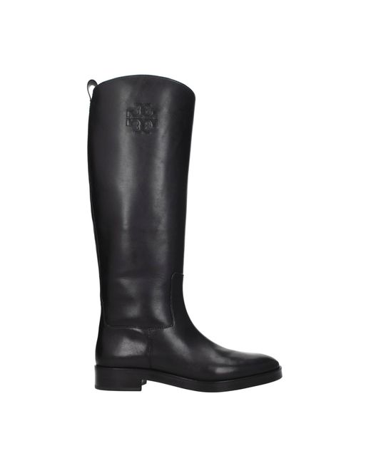 Tory Burch Black Boots Leather