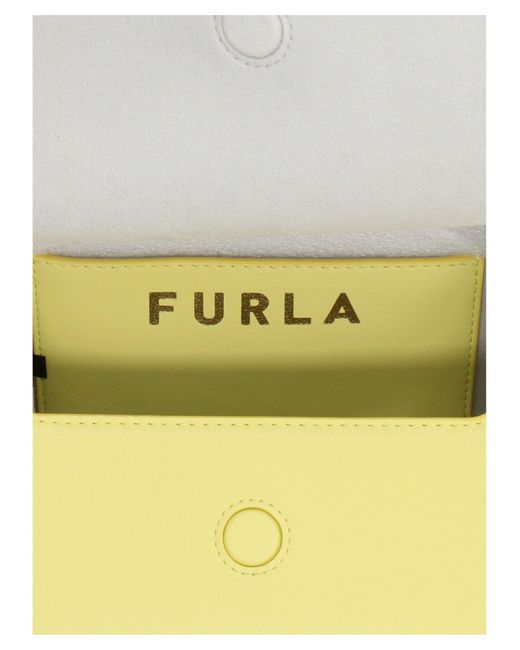 Furla Yellow Futura Handbag