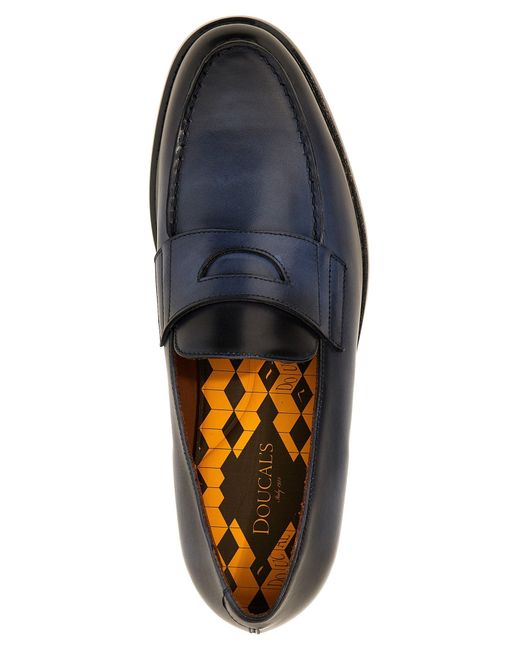 Doucal's Blue 50 Years Anniversary Loafers for men