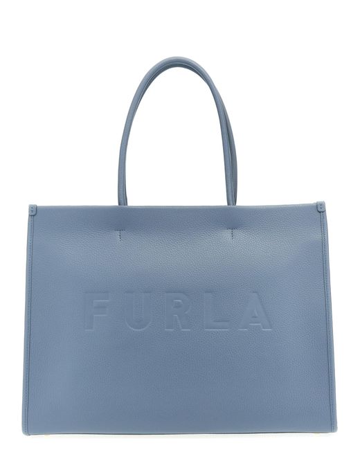 Furla Blue Opportunity L Hand Bags