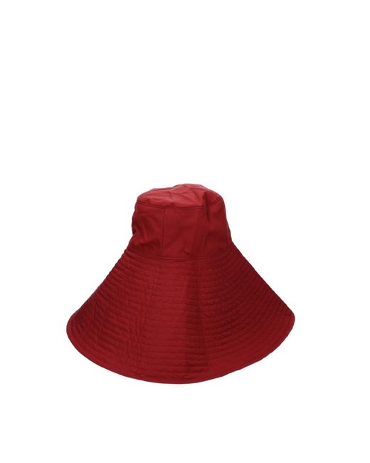 Jacquemus Hats Cotton Red