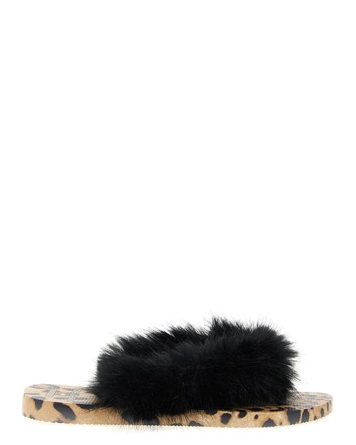 Havaianas Black Fauxf Sandals