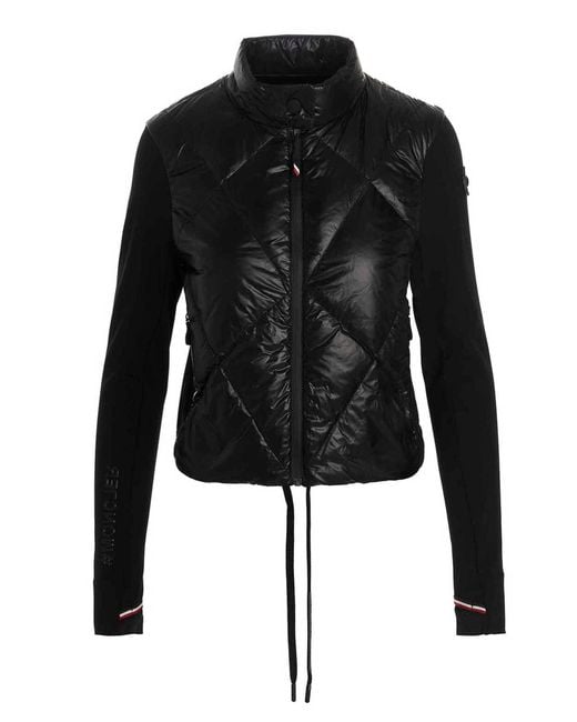 3 MONCLER GRENOBLE Black Logo Jacket Coats, Trench Coats