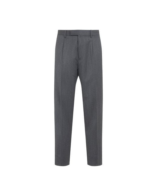 Zegna Gray Regular & Straight Leg for men