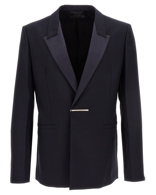 Givenchy Blue Tuxedo Blazer for men