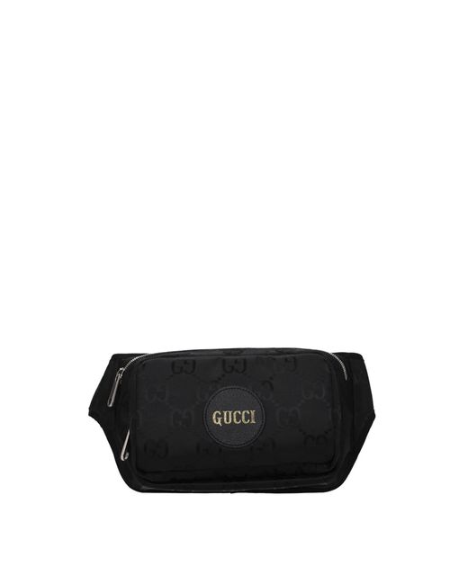 Gucci Black Backpack And Bumbags Fabric for men