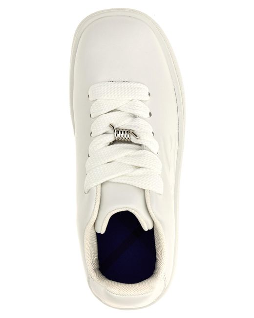 Sneakers "Box" di Burberry in White da Uomo