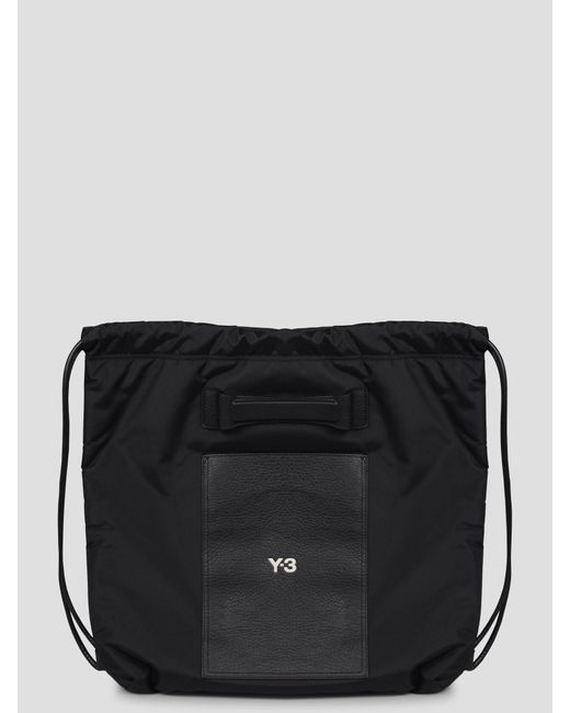 Y-3 Black Lux Gym Bag for men