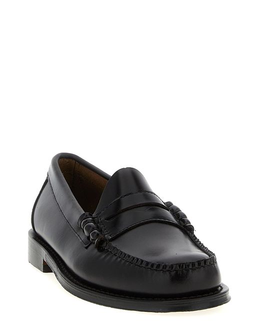 G.H.BASS Black 'Weejuns Larson' Loafers for men