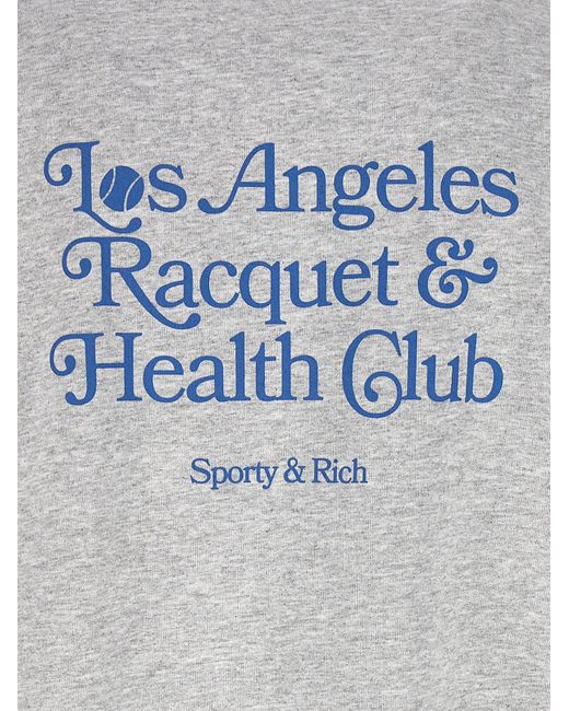 Sporty & Rich Gray La Raquet Club Sweatshirt