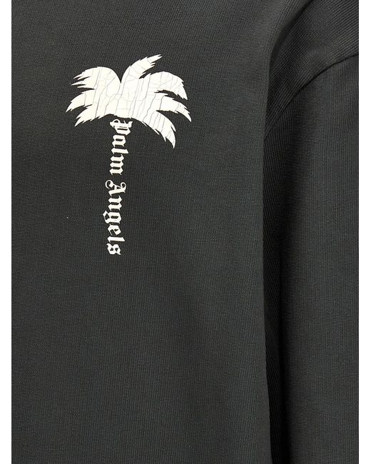 The Palm Felpe Grigio di Palm Angels in Black da Uomo