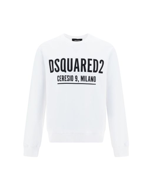 DSquared² White Sweatshirts for men