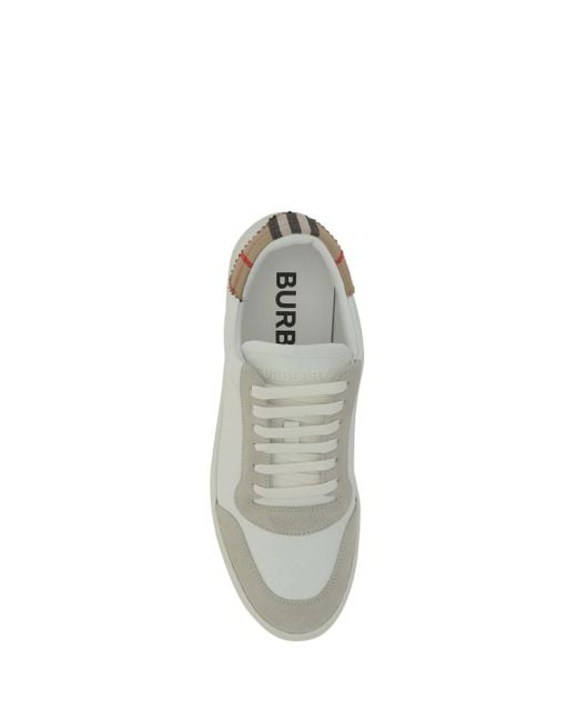 Sneakers Robin di Burberry in White da Uomo