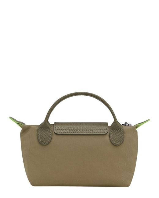 "Le Pliage" Clutch Bag With Handle-Donna di Longchamp in Brown