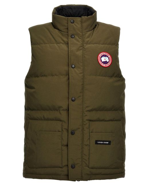 Canada Goose Green 'Freestyle' Vest for men